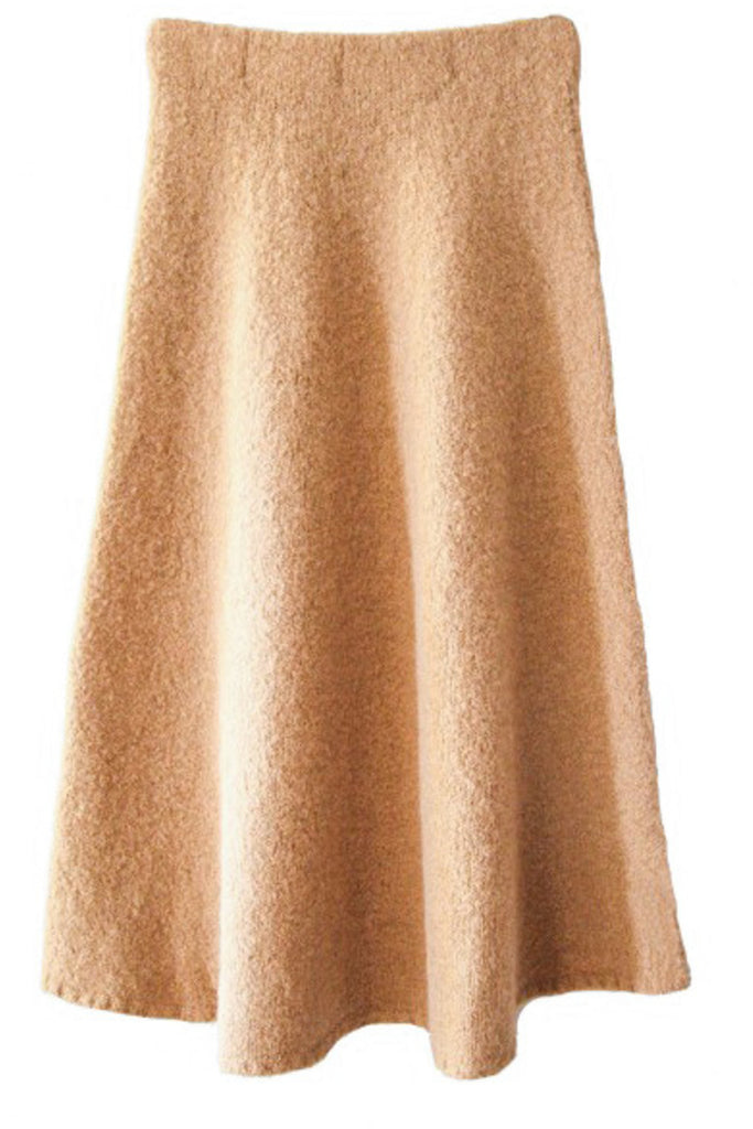 Wool Midi Skirt