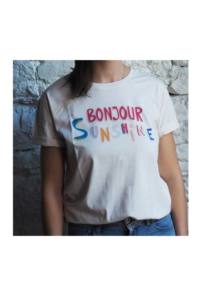 elise chalmin bonjour sunshine tshirt polo