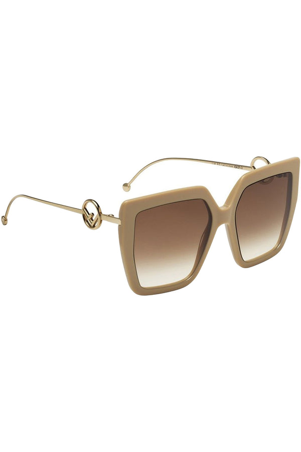 F Is Fendi Oversize Square Sunglasses