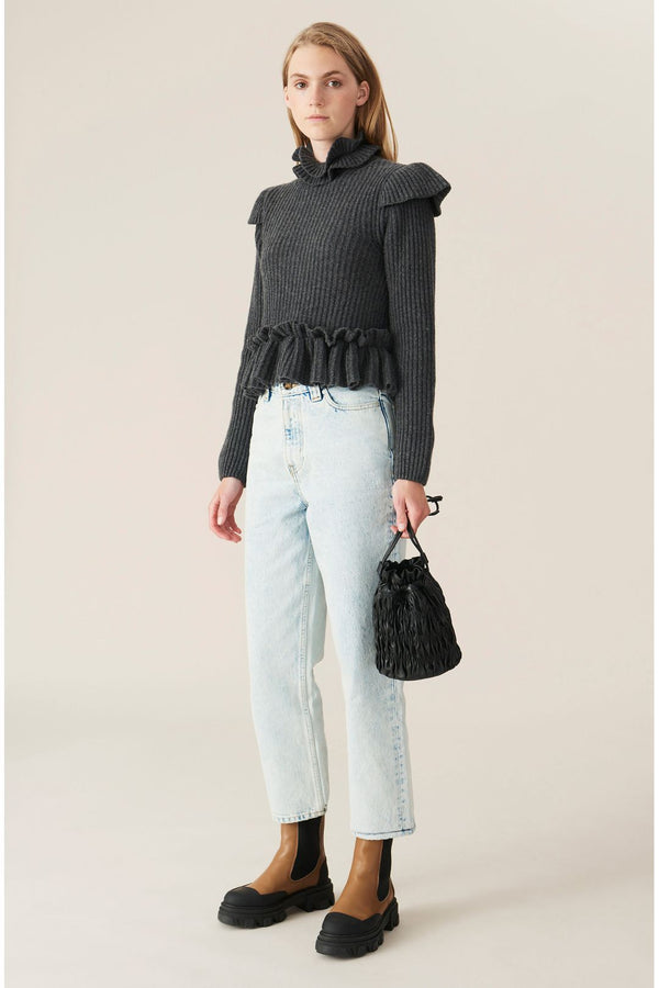 High-Rise Cropped Jeans