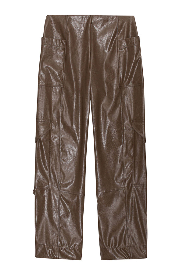 Patent Vegan Leather Pants