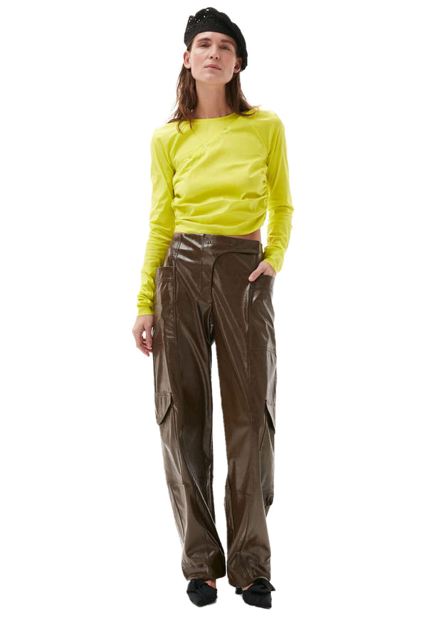 Patent Vegan Leather Pants