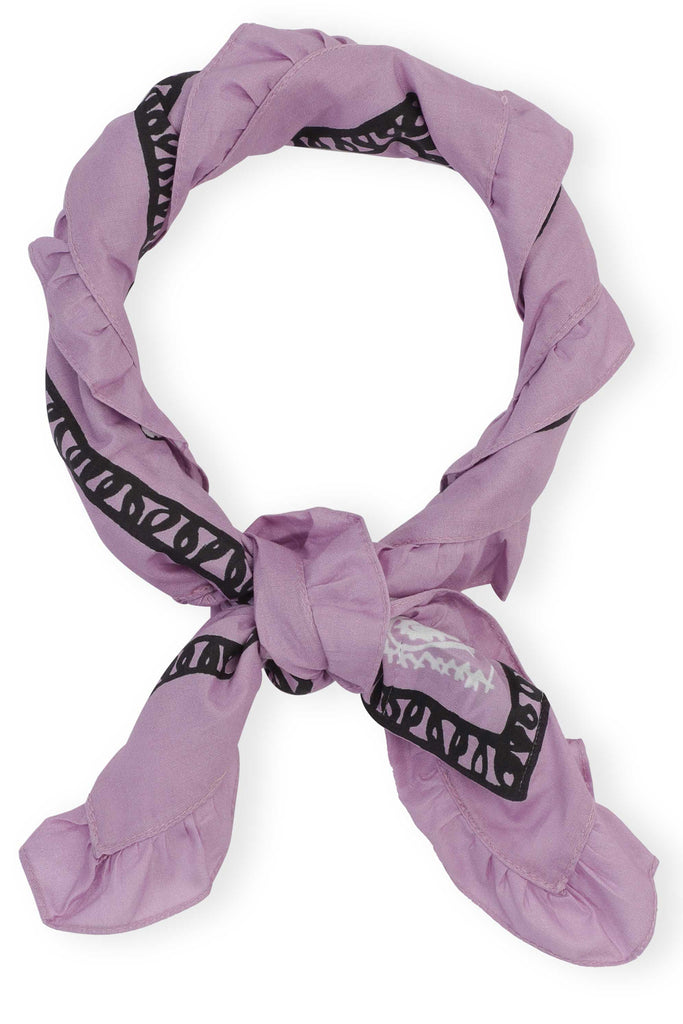 Ruffled Organic Cotton Scarf