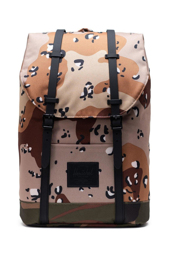 herschel retreat backpack desert camowoodland camo hatizsak