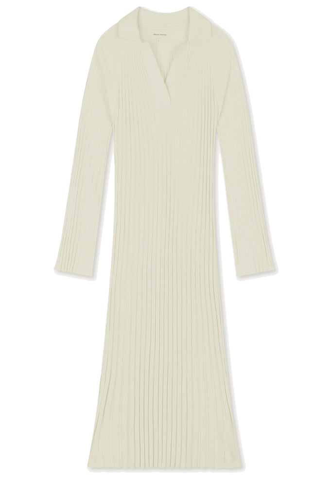 Kale Polo-Neck Silk And Cotton-Blend Dress