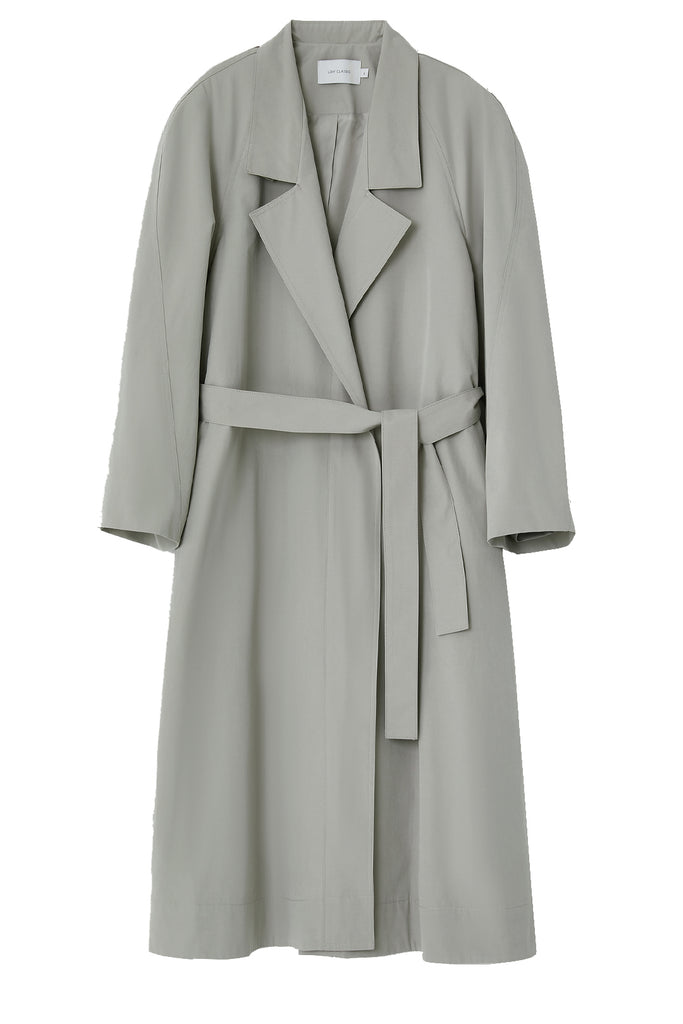 Low Collar Trench Coat