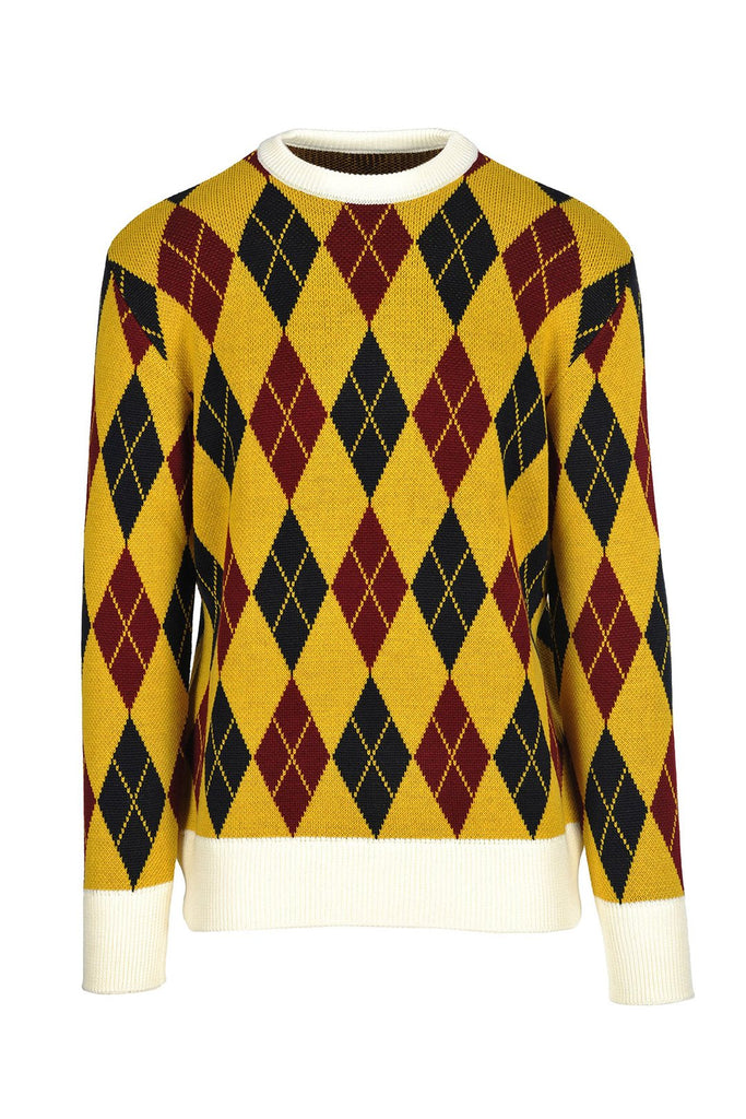 rombo-sweater-navyyellowburgundy